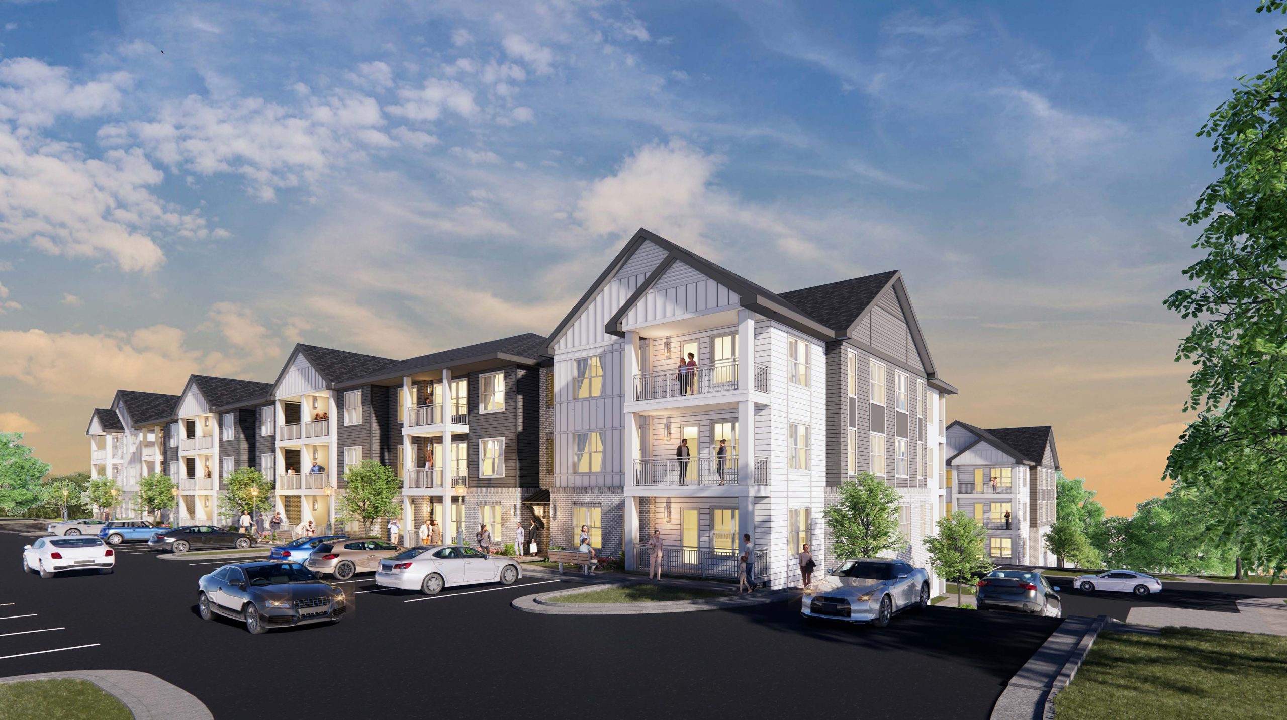 Rendering of The Flats at East Lake