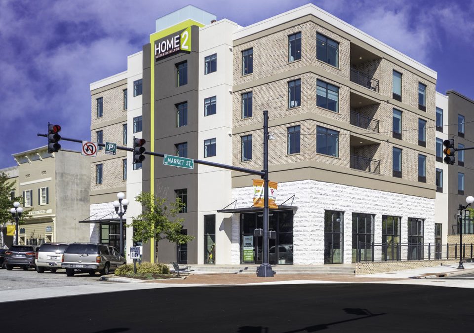 Home2 Suites and McDuffie Parking Deck