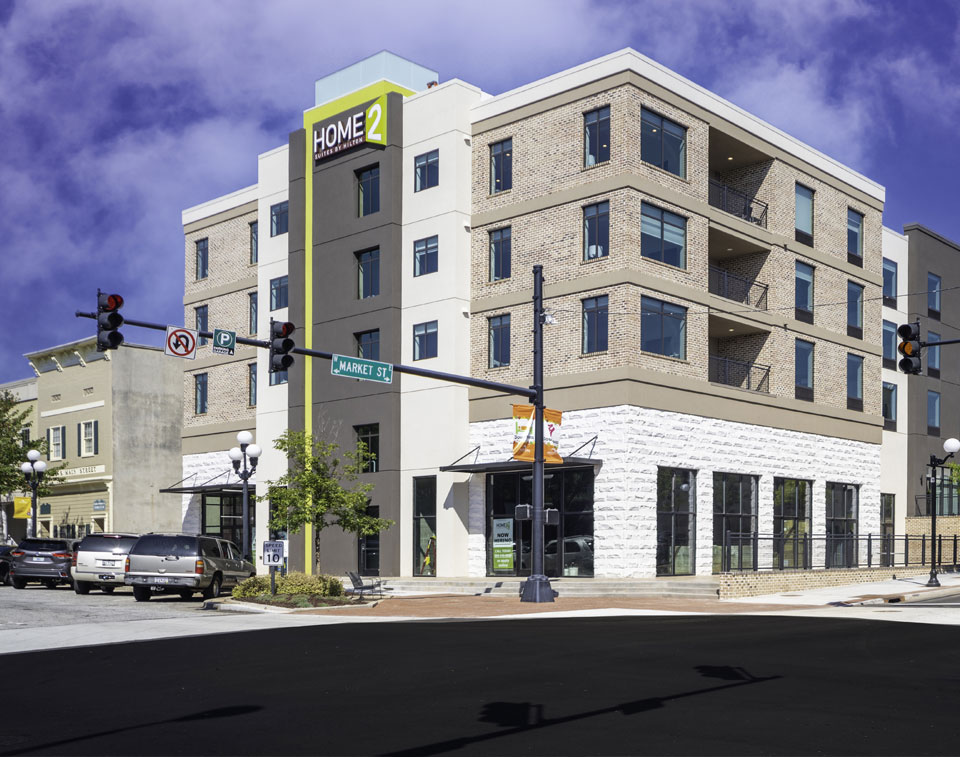 Home2 Suites and McDuffie Parking Deck